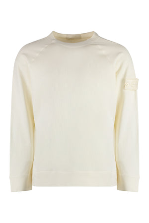 Cotton crew-neck sweatshirt-0